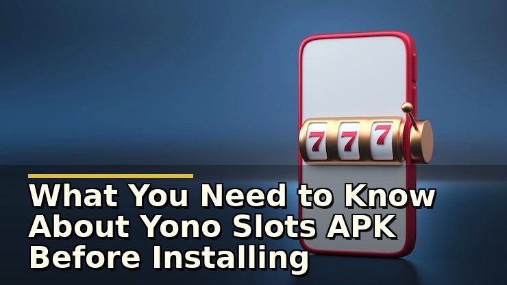 yono slots apk before installing: जानें कैसे सुरक्षित और सही तरीके से Slot APK डाउनलोड करें
