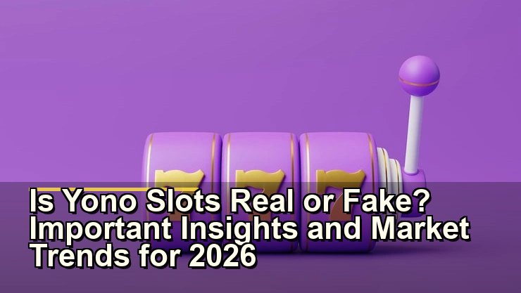 Is Yono Slots Real or Fake? Important Insights and Market Trends for 2026