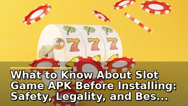 Slot Game APK Before Installing: सुरक्षा, RTP और Play Protect की जांच कैसे करें?