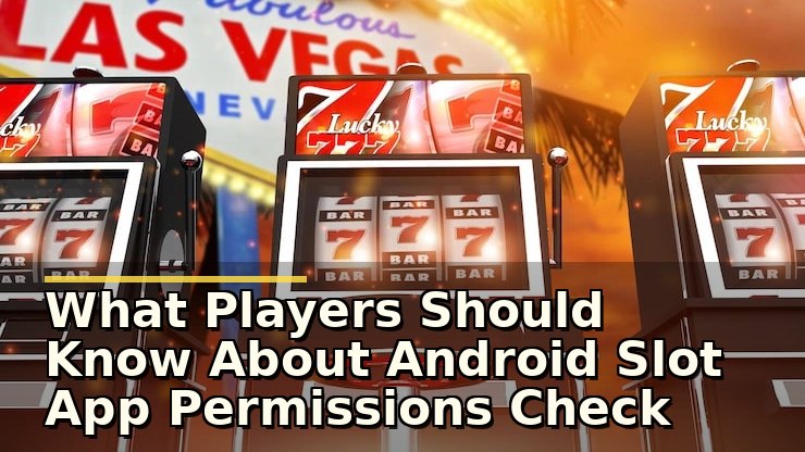 What Players Should Know About Android Slot App Permissions Check Before Installing
