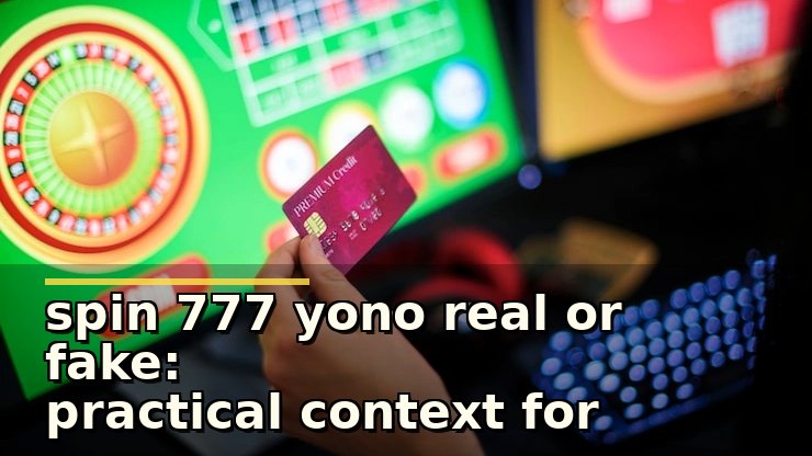 spin 777 yono real or fake: practical context for cautious players