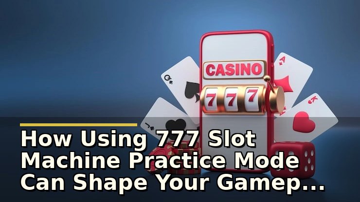 How Using 777 Slot Machine Practice Mode Can Shape Your Gameplay Expectations