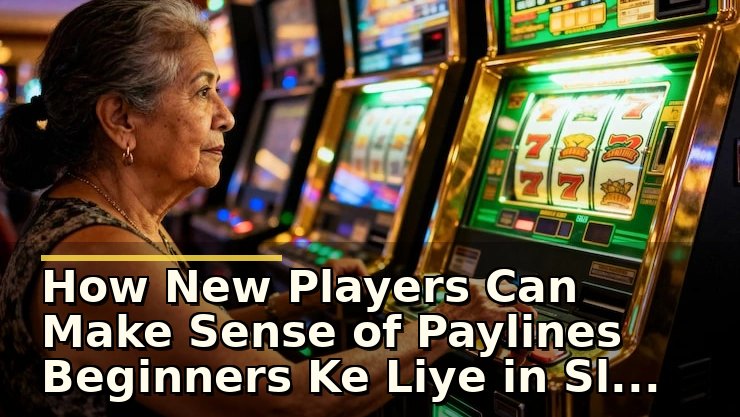 How New Players Can Make Sense of Paylines Beginners Ke Liye in Slot Games